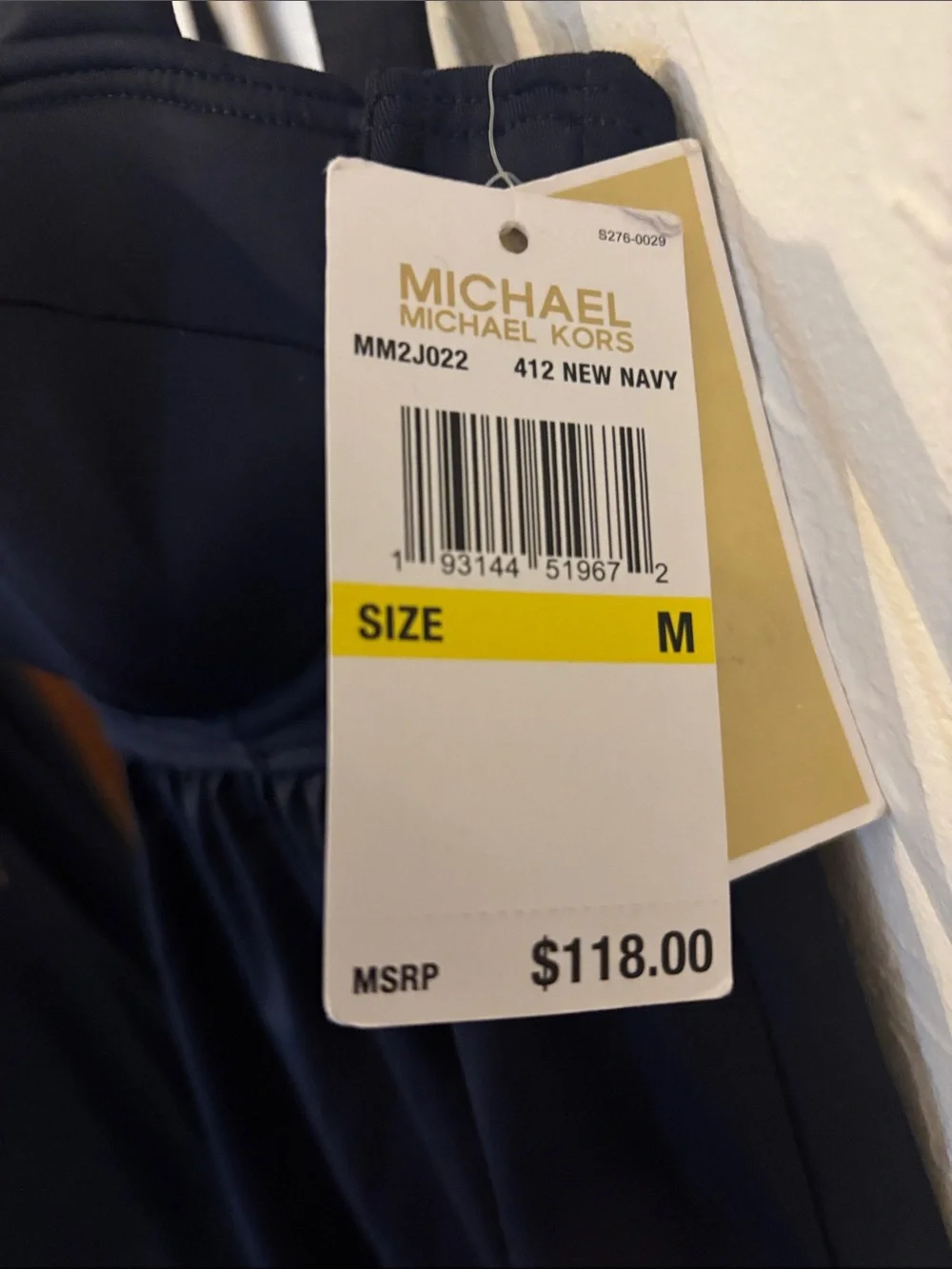 Michael Kors Tankini Top with Wide Straps